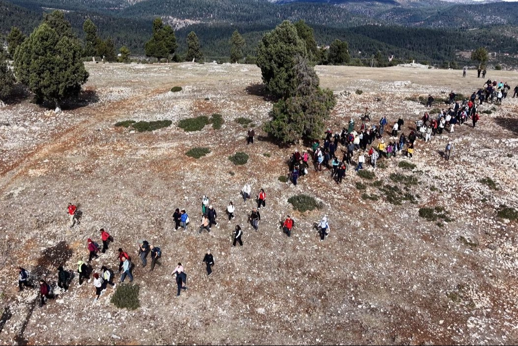 Mersin’de tarihi kilikya yolu yürüyüşüne yoğun ilgi