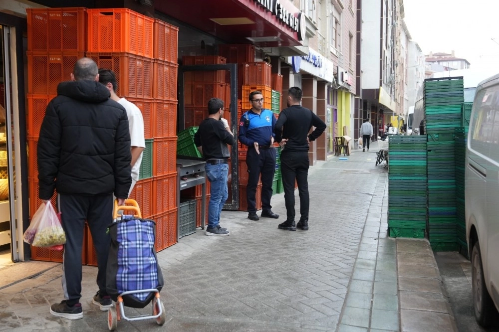 Eskişehir'de kaldırım işgallerine sıkı denetim