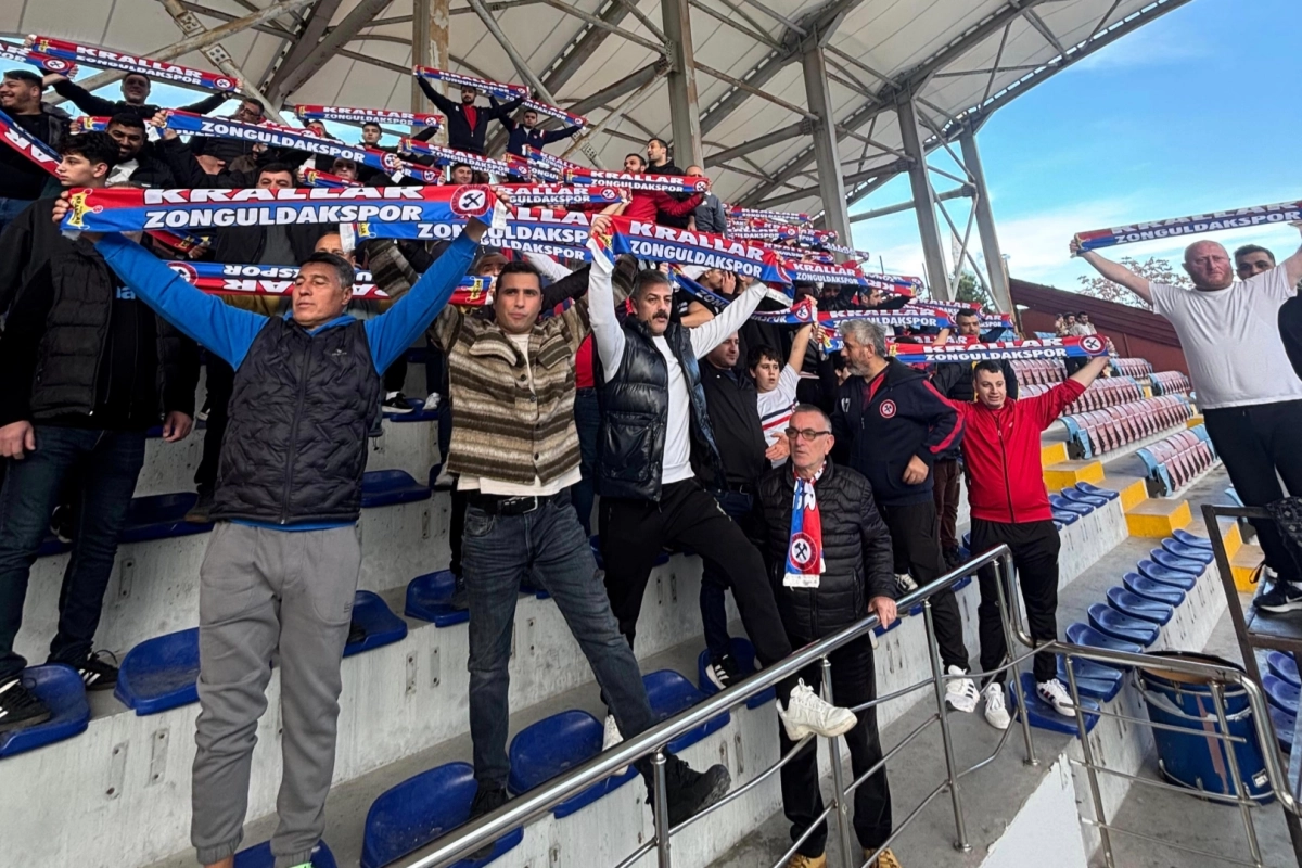 Almanya'dan Zonguldakspor'un taraftar grubu 'Krallar'a anlamlı destek