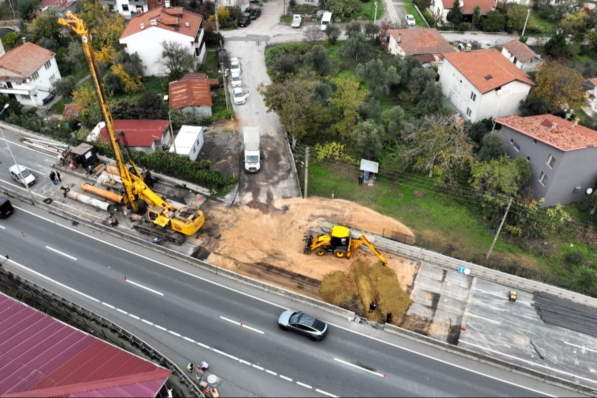 Kocaeli'de Gölcük Ulaşlı'nın kritik noktasında düğüm çözülüyor