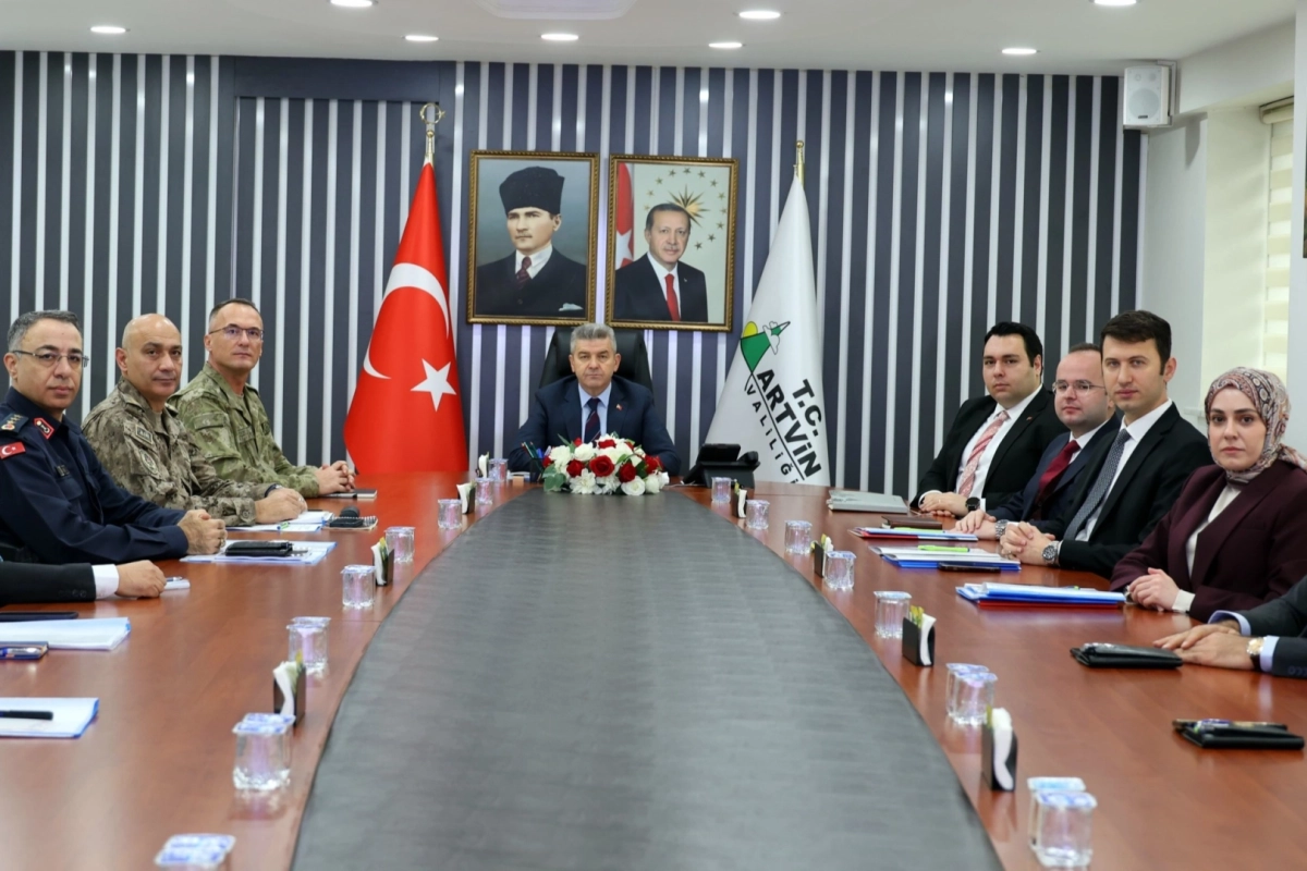 Artvin'de güvenlik ve asayiş koordinasyonu