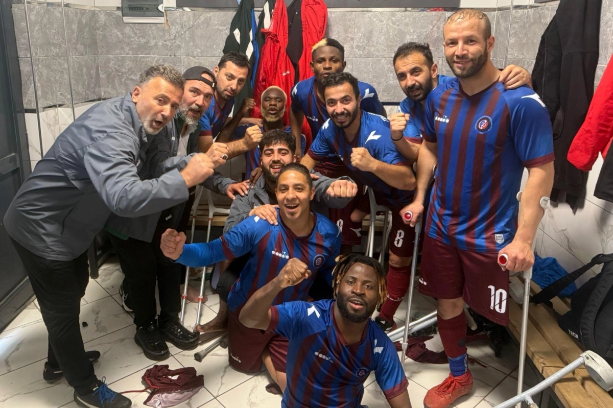 Trabzon Ampute Futbol Takımı sahasında galip