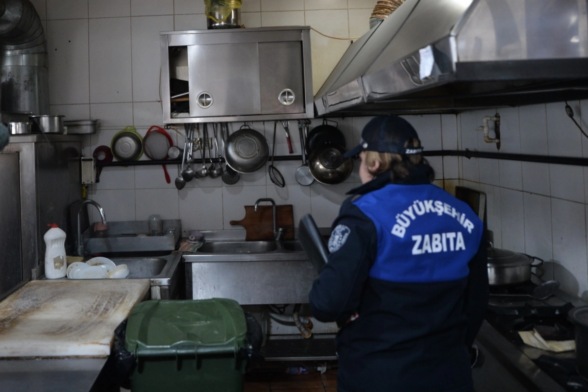 Bursa Büyükşehir Zabıtası'ndan Harmancık'ta sıkı denetim