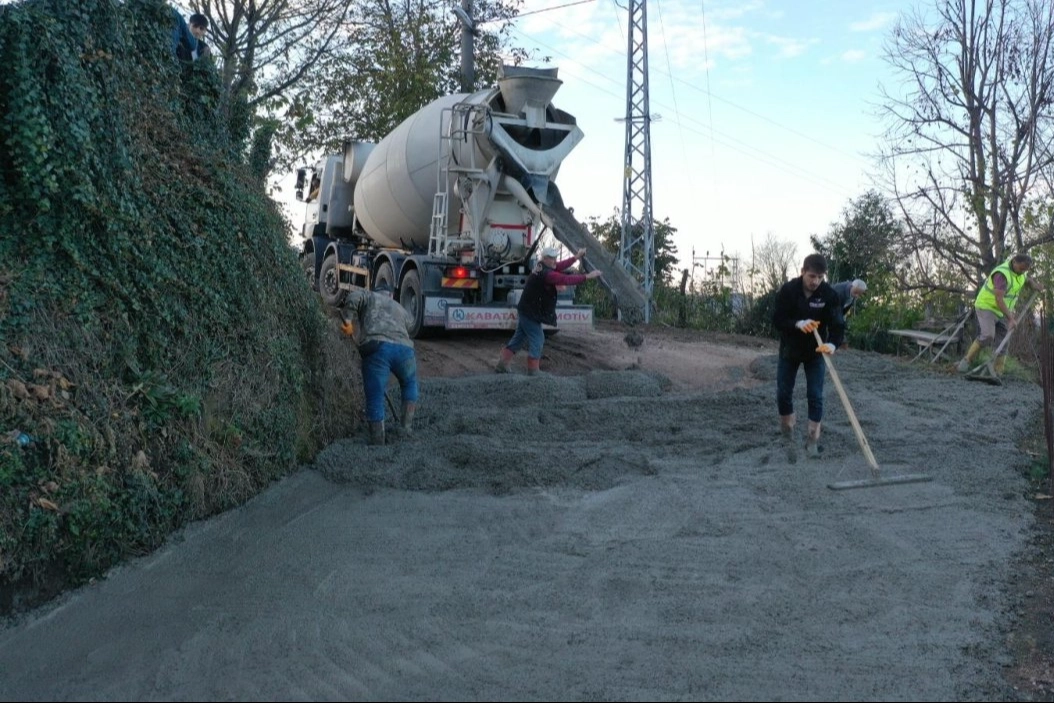 Ordu Çamaş’ta yeni yol çalışmasıyla ulaşım rahatlayacak