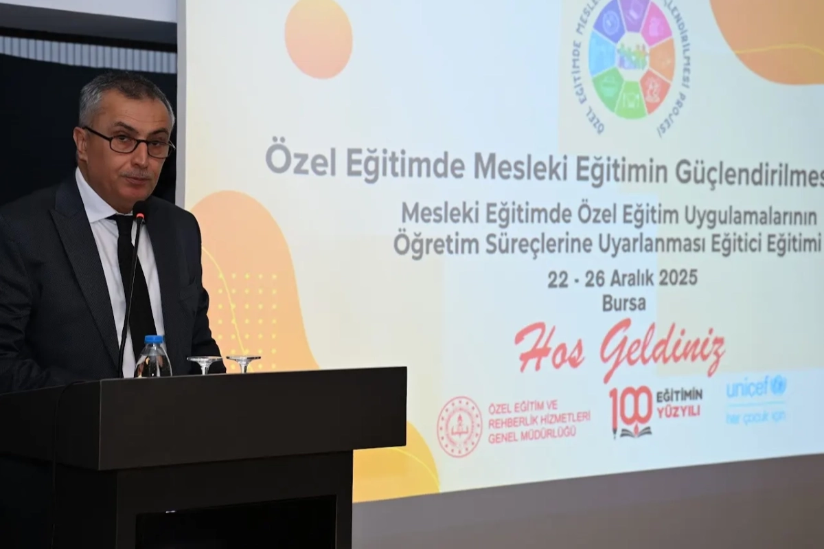 Bursa’da özel eğitimde mesleki eğitim için eğitici eğitimi