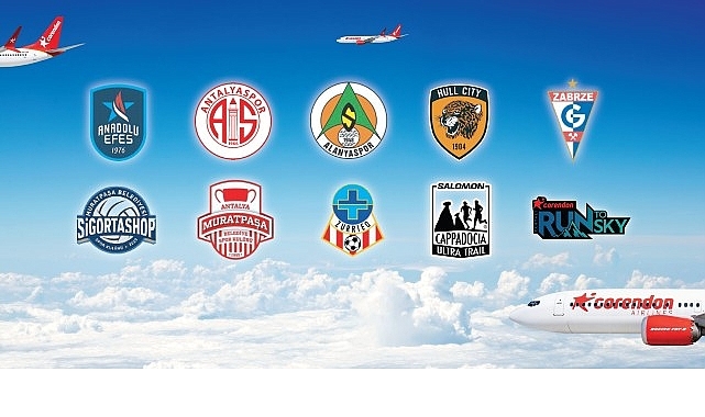 Corendon Airlines, Türkiye’de ve Avrupa’da çoklu sponsorluk iletişimi yaklaşımıyla spora güç vermeye devam ediyor