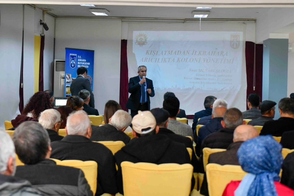Ankara Büyükşehir’den 'Arıcılara Koloni Yönetimi' eğitimi