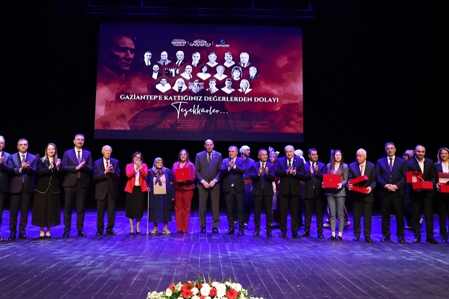 Gaziantep’e değer katanlar ödüllendirildi