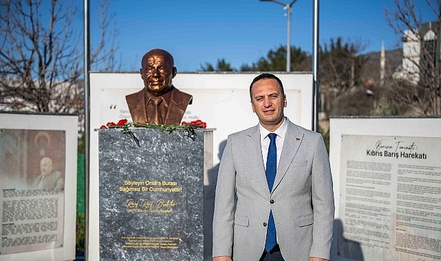 Ölümün 14. Yılında Bornova’da Denktaş’a Vefa   