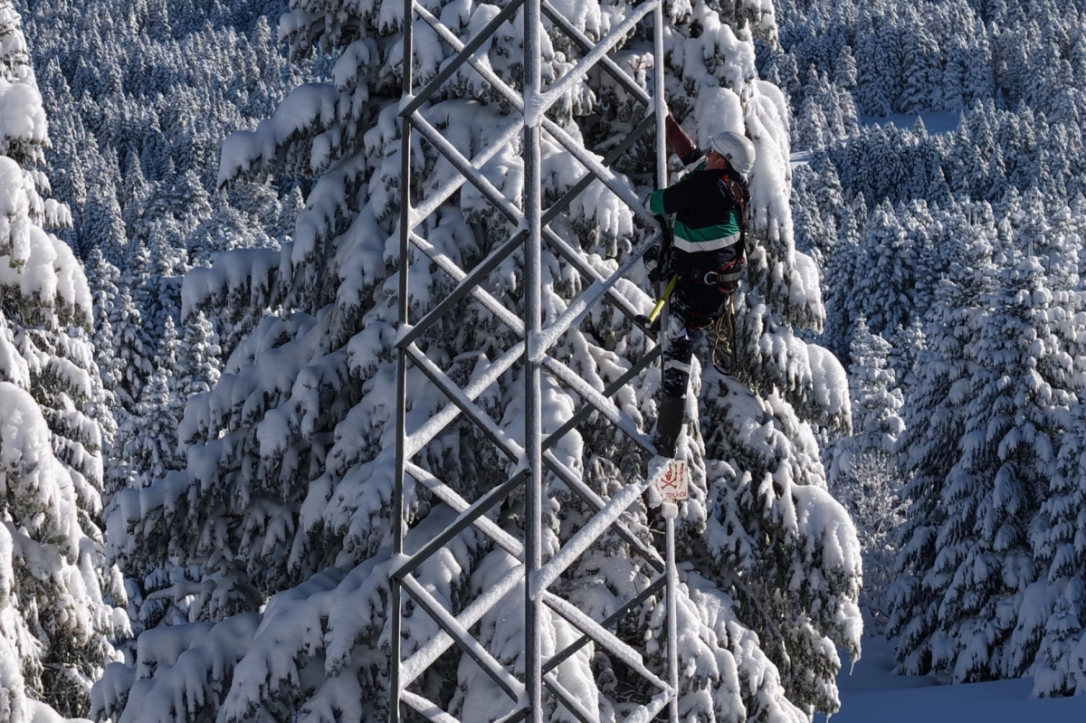 Beyaza cennet Uludağ'da enerji mesaisi