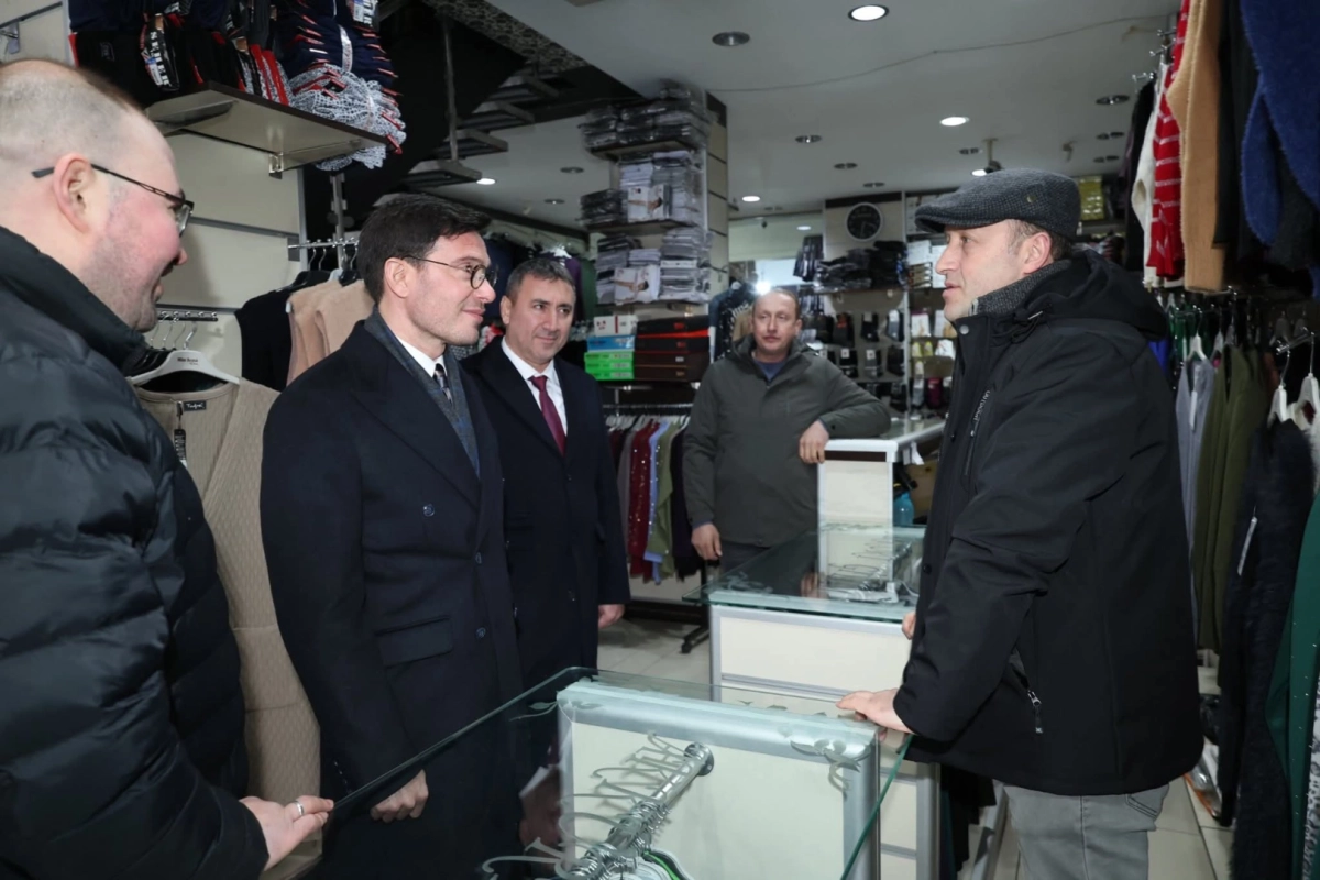 Tokat'ta Başkan Yazıcı'dan esnaf ziyareti