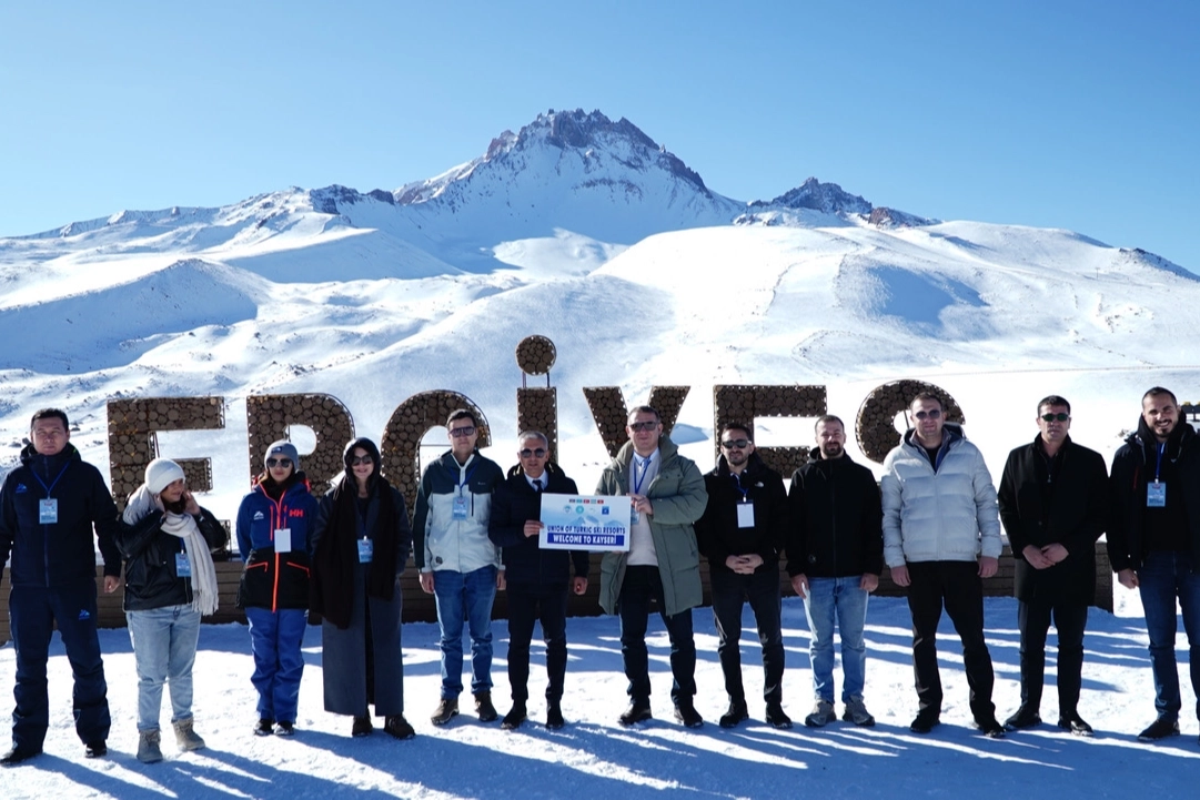 Kayseri Büyükşehir Türk Kayak Merkezleri Birliği'ni ağırladı