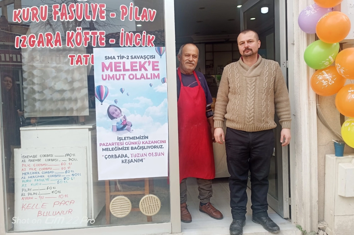 Edirne Keşan’da SMA hastası Melek'e anlamlı destek