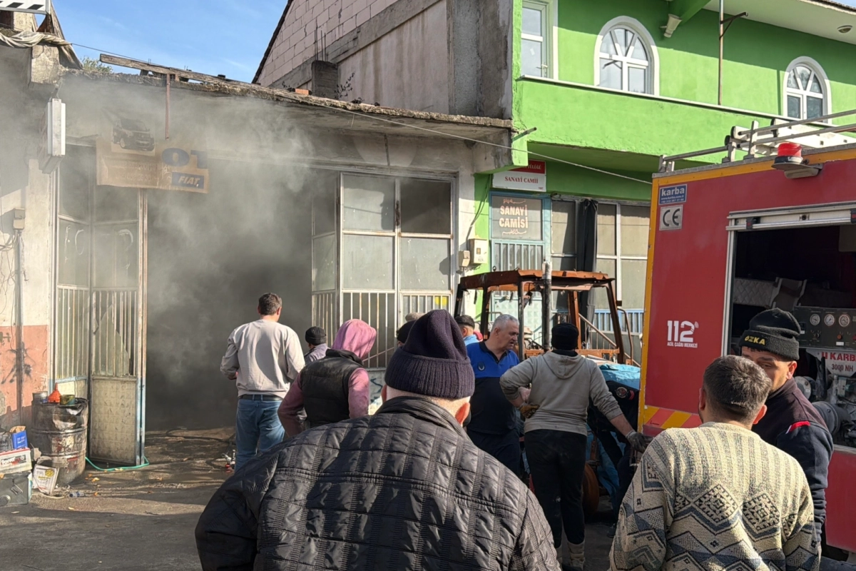 Düzce Yığılca sanayi sitesinde korkutan yangın!