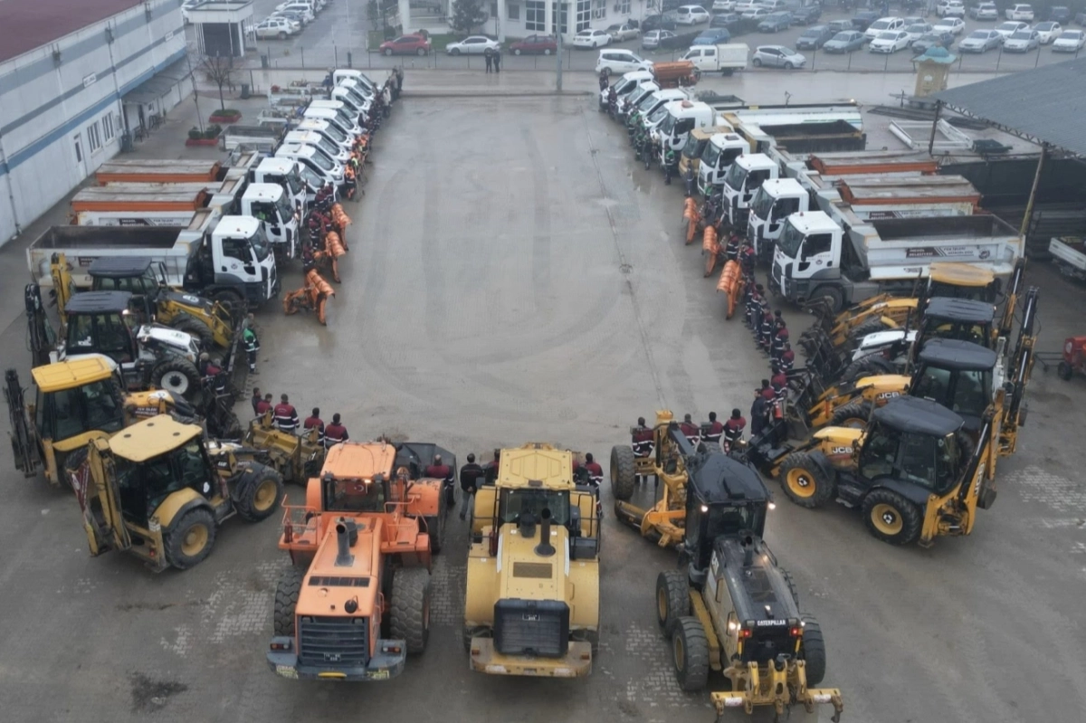 Bursa İnegöl Belediyesi’nde kış hazırlıkları tamam