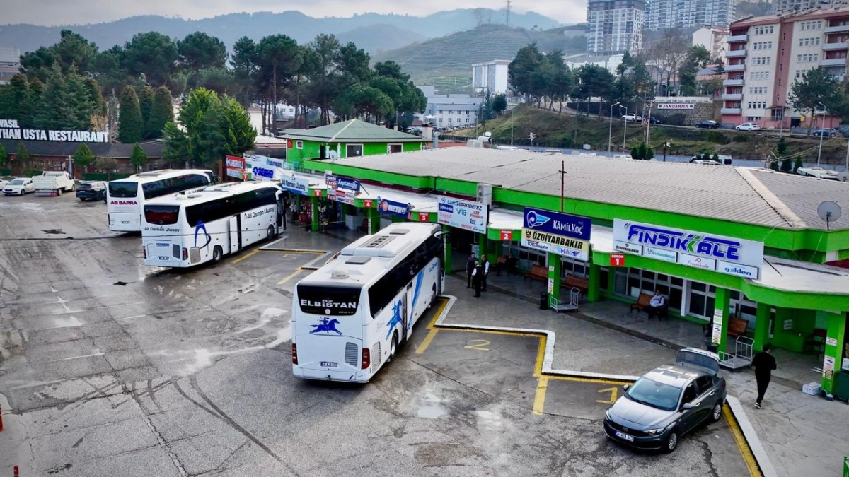 Giresun otobüs terminali yoğun bir yılı geride bıraktı
