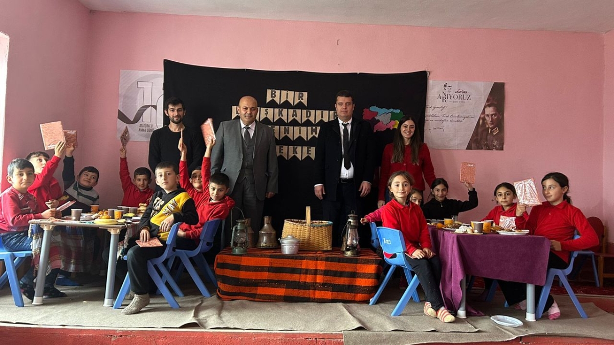 Ardanuç'un tek köy ilkokulunda “