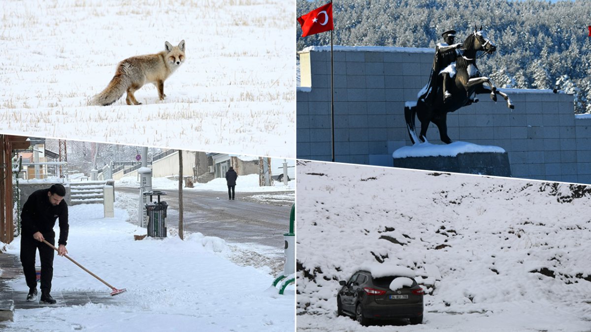 Yurdun bazı kesimlerinde kar etkili oldu