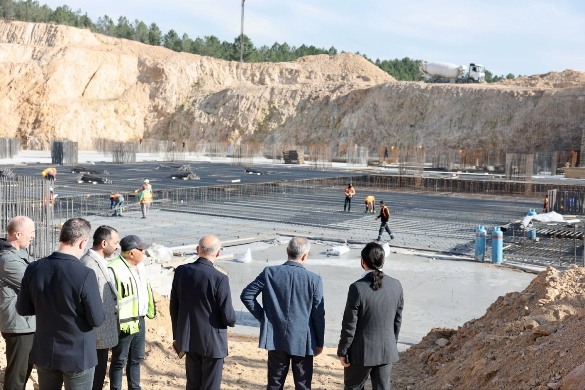Çayırova Devlet Hastanesi inşaatında hummalı çalışma