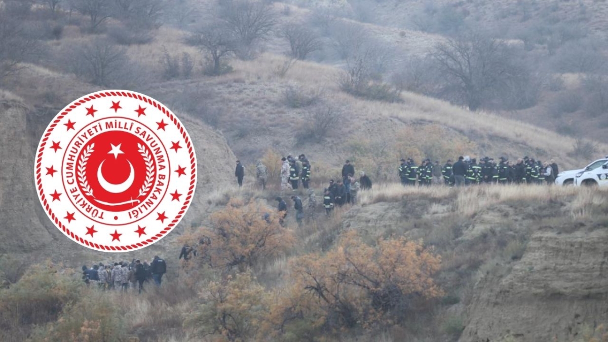 MSB: Düşen askeri kargo uçağının enkazında incelemelere başlandı