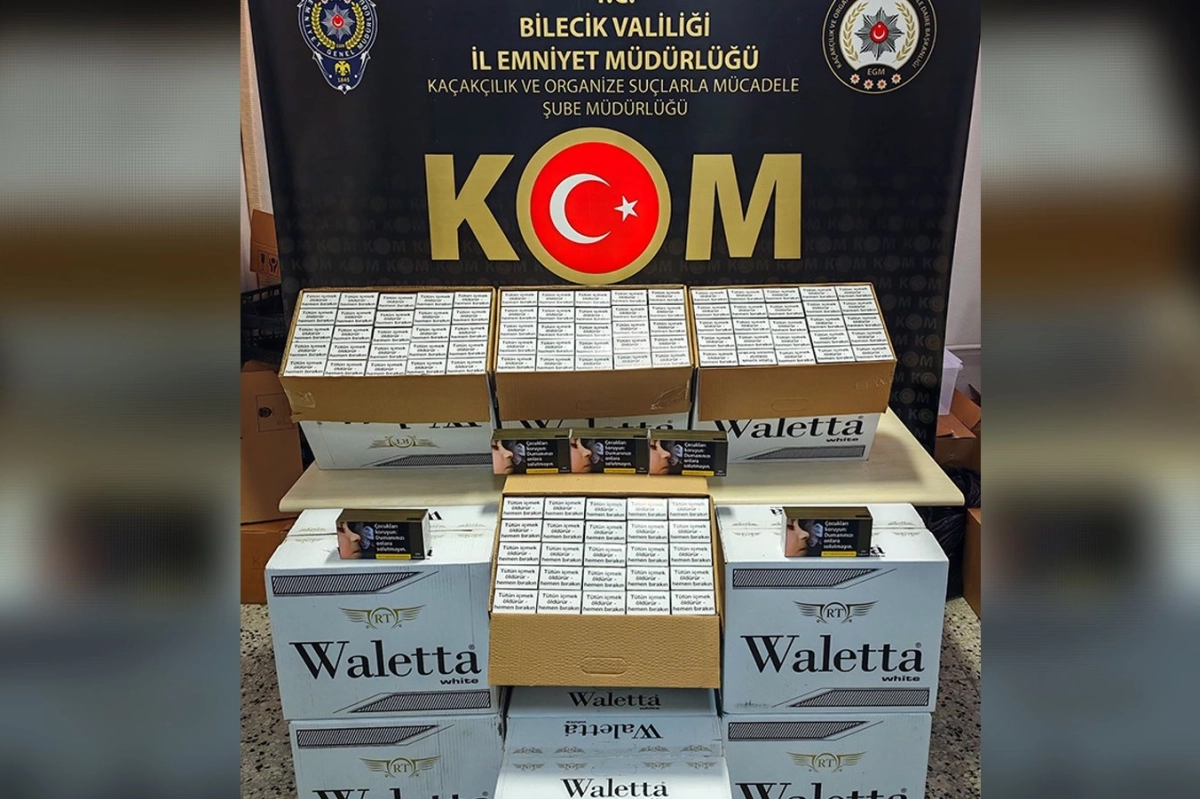 Bilecik'te 100 bin bandrolsüz makaron ele geçirildi