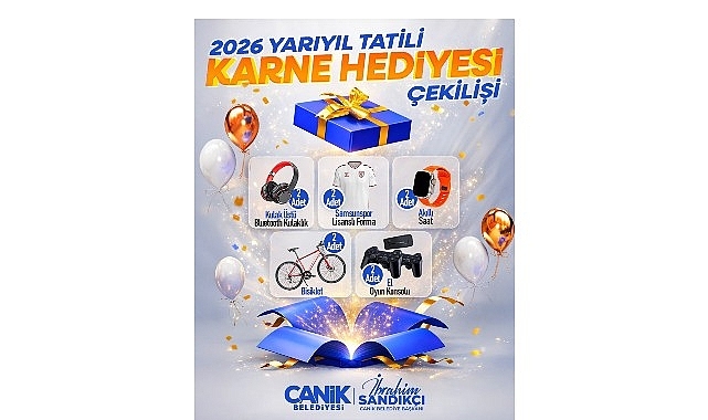 Gelenek Devam Ediyor: Karne Hediyeleri Canik Belediyesi'nden 