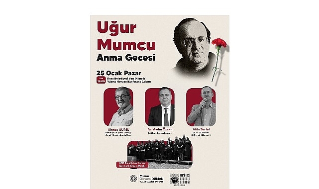  Uğur Mumcu için Buca’da anma gecesi