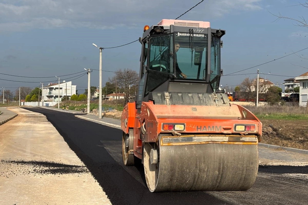 Balıkesir Büyükşehir'den Gönen'de asfalt hamlesi