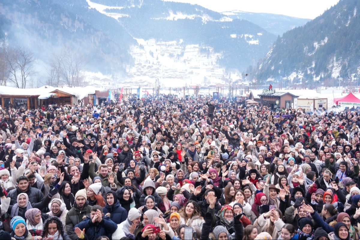 Uzungöl Kış Festivali’nde üçüncü gün coşkusu