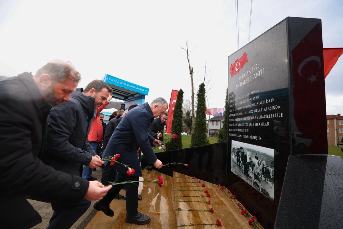 Kocaeli’de Mübadele Anıtı Başiskele’de açıldı