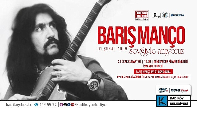 Barış Manço Kadıköy’de Anılacak