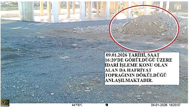 Hafriyatla çevreyi kirleten firmaya 3 milyon TL ceza