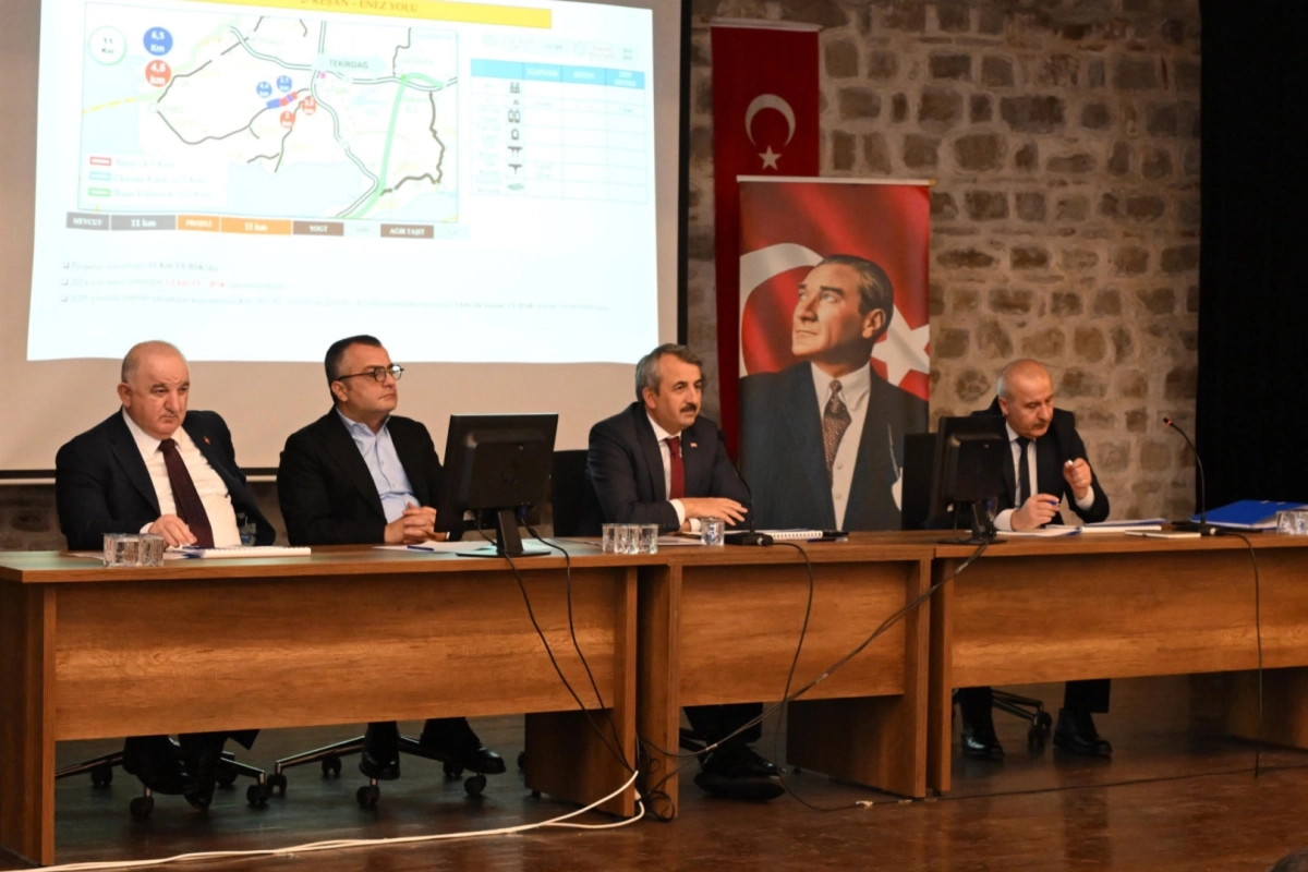 Edirne'de kamu yatırımlarının 2025 raporu açıklandı