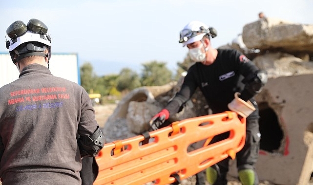 Seferihisar Arama Kurtarma (SAK) ekibi afetlere karşı hazırlıklarını aralıksız sürdürüyor