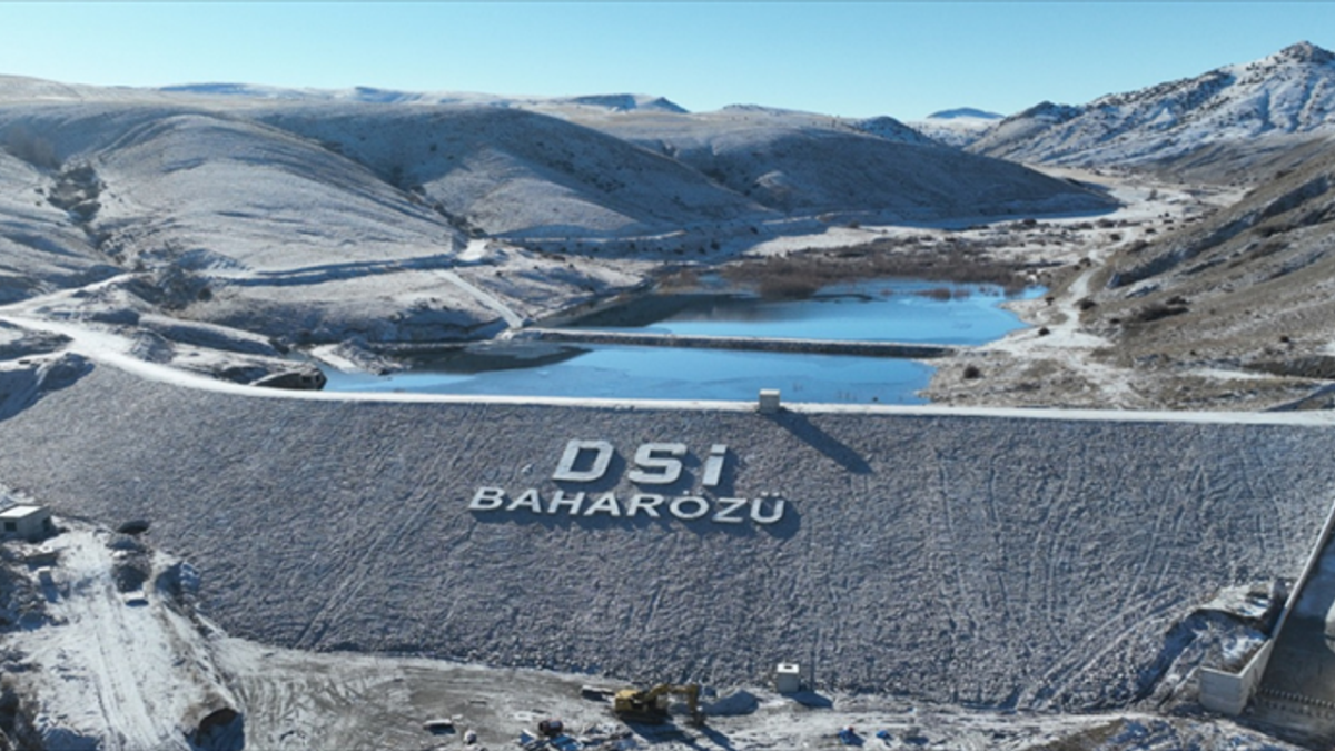 Sivas Ulaş Baharözü Barajı'nda su tutuldu