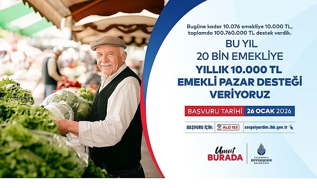 İBB Emekli Pazar Desteği Başvuruları Başladı