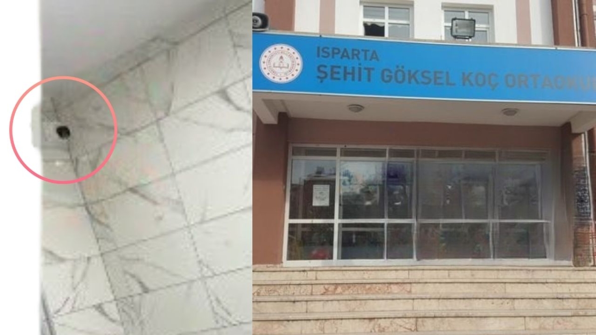 Isparta’da ortaokulda tuvaletlere kamera iddiası: Veliler suç duyurusunda bulundu