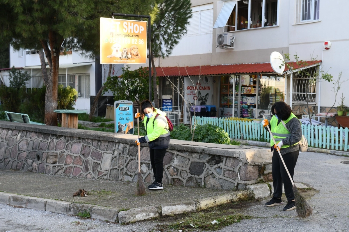 İzmir Çiğli’de temizlik seferberliği
