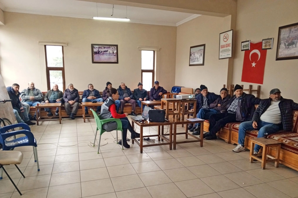 Kayseri Talas'ta çiftçiye eğitimler sürüyor