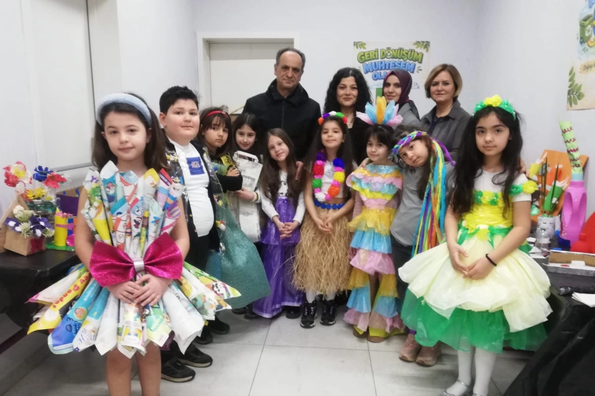 Mudanyalı miniklerden muhteşem 'dönüşüm' 