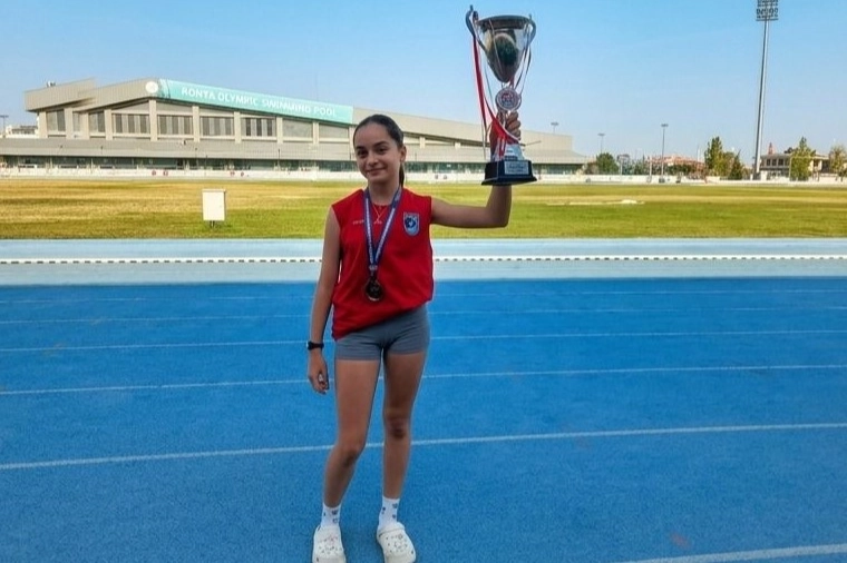 Kocaeli’de genç atlet Alya Gül Keskin Türkiye 3.’sü oldu