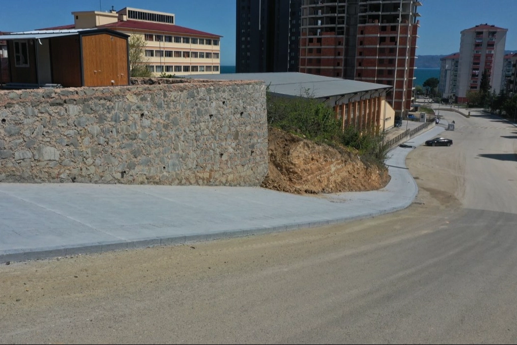 Ordu'da Fatsa Dolunay’a modern kaldırım