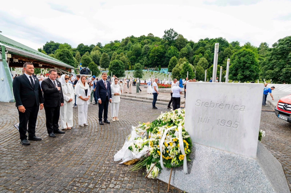 Başkan Tugay Srebrenica Katliamı’nı anma törenlerine katıldı