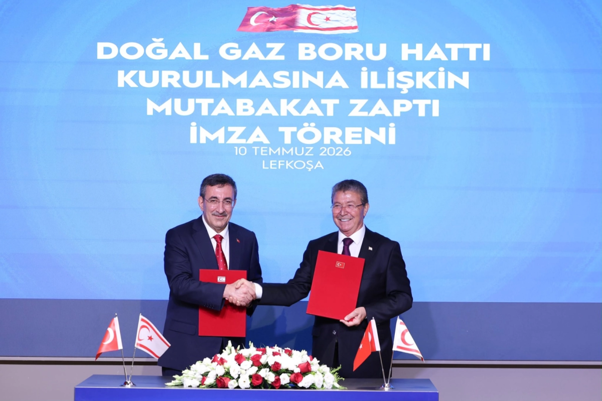 Türkiye ile KKTC arasında doğal gaz boru hattı için tarihi adım