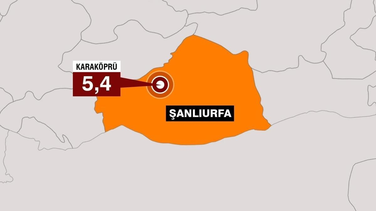 SON DAKİKA! Şanlıurfa'da 5,4 büyüklüğünde deprem! Vali Şıldak: Can kaybı ve yıkım yok