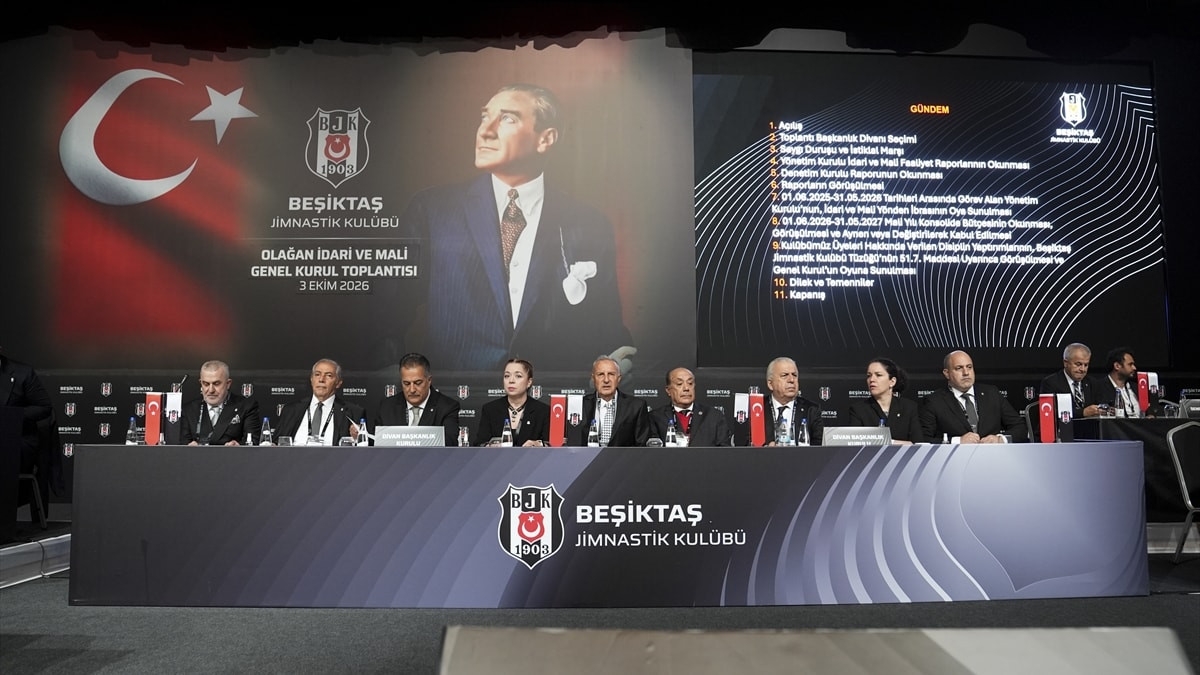 Beşiktaş'ın olağan idari ve mali genel kurul toplantısı başladı