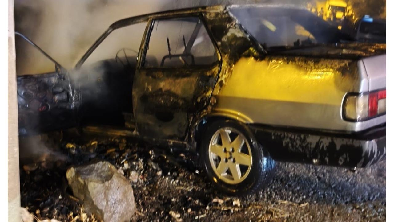 Çarpmanın ardından alevler sardı: Bodrum’da faciadan dönüldü