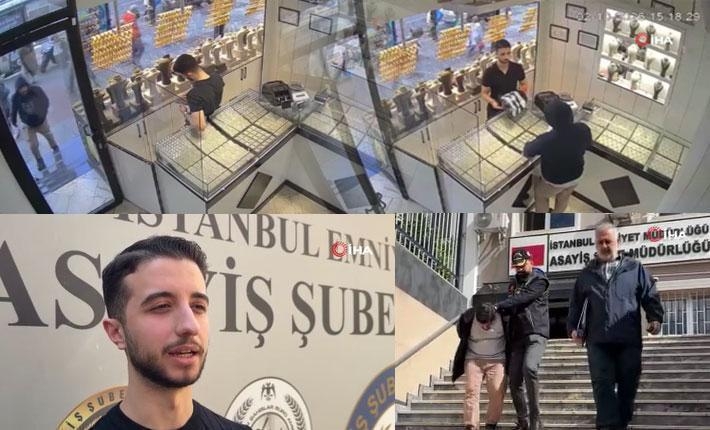 Kuyumcuyu soymaya geldi, tezgahtarın tuzağına düştü! 5 milyonluk liralık hüsran