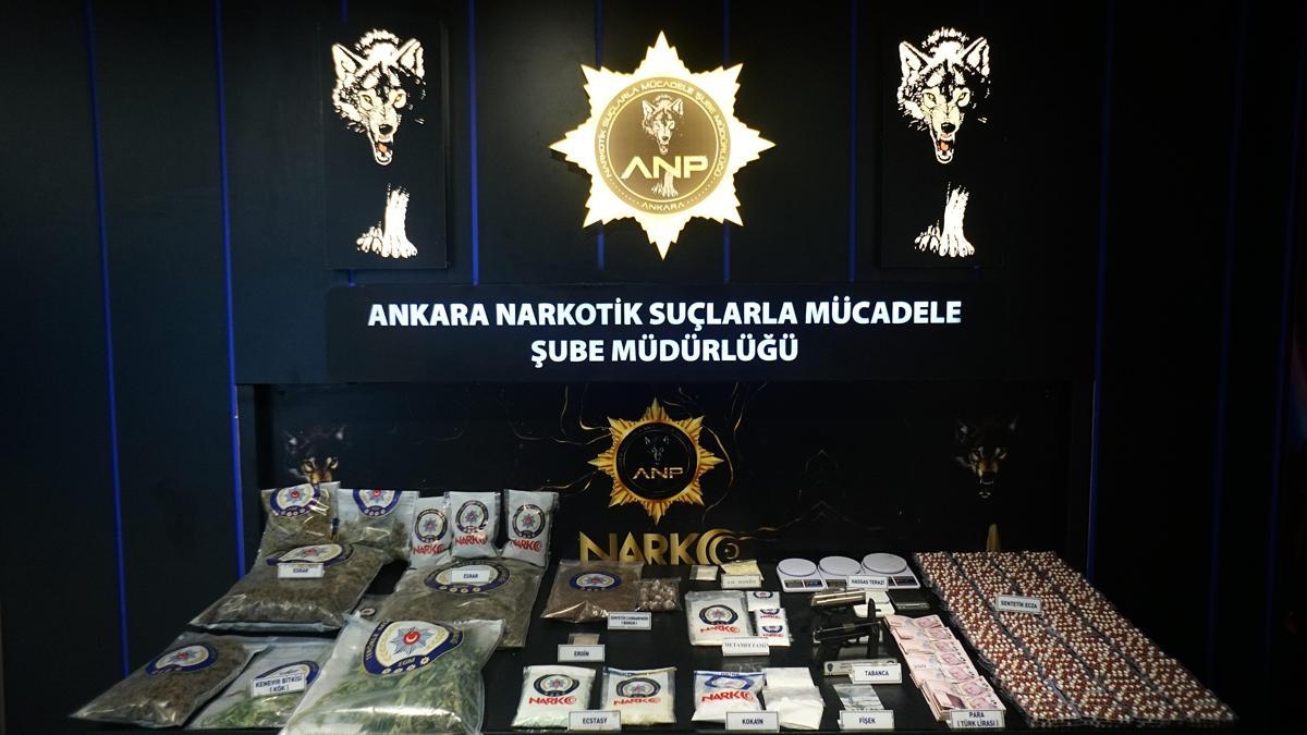 Ankara’da narkotik operasyonları: 32 tutuklama