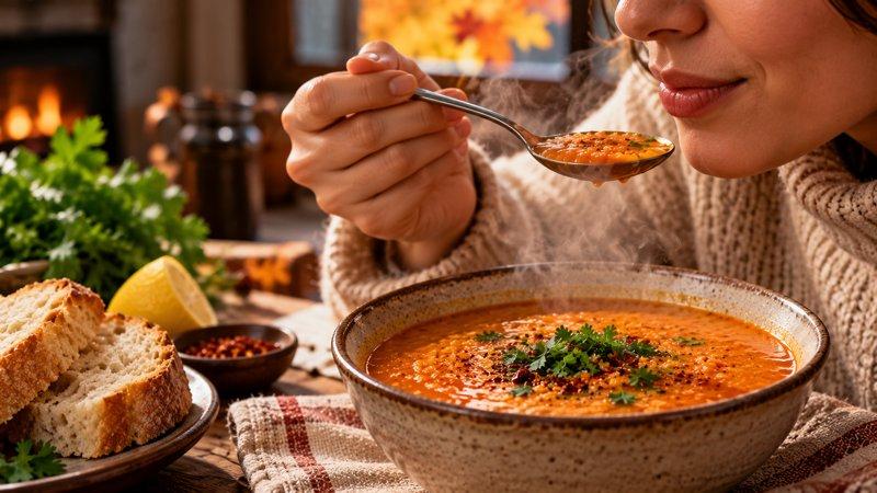 Sonbaharda bu çorbayı eksik etmeyin! Vücut ısısını arttırıyor